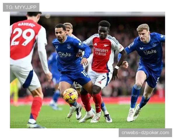 阿森纳客场3-1逆转击败埃弗顿，萨卡传射建功
